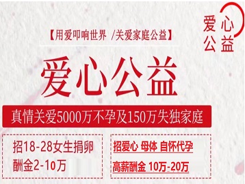 包头捐卵助孕生子 爱心志愿者招募